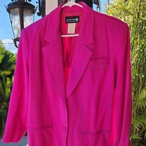 CAROLE LITTLE for Saint Tropez West Fuchsia Vintage Jacket!!